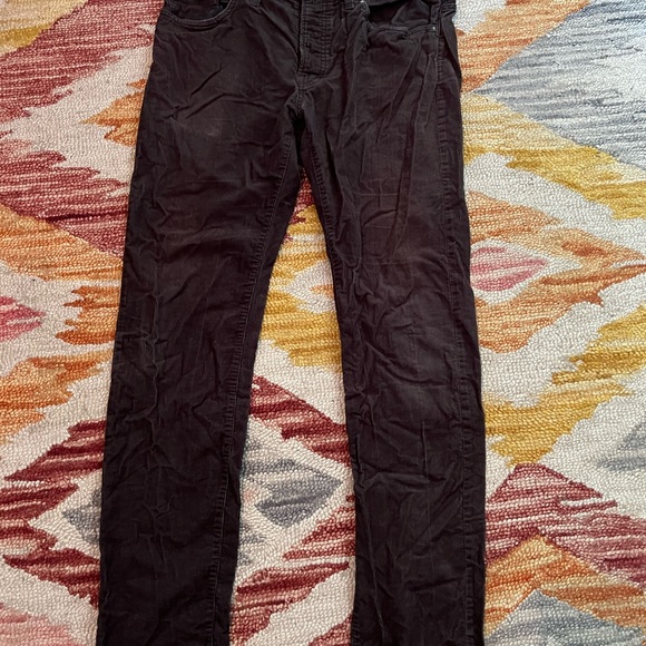 H&M Brown Corduroy Pants with Durable Construction - Picture 1 of 3